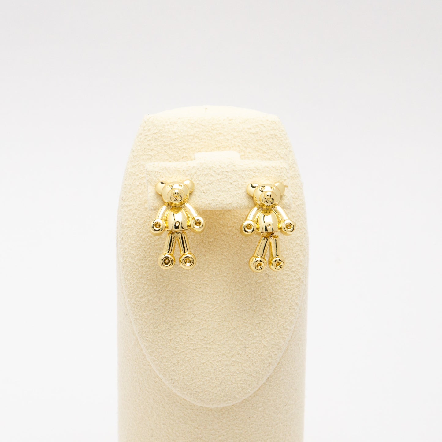 Gold Plated Teddy Bear Earring