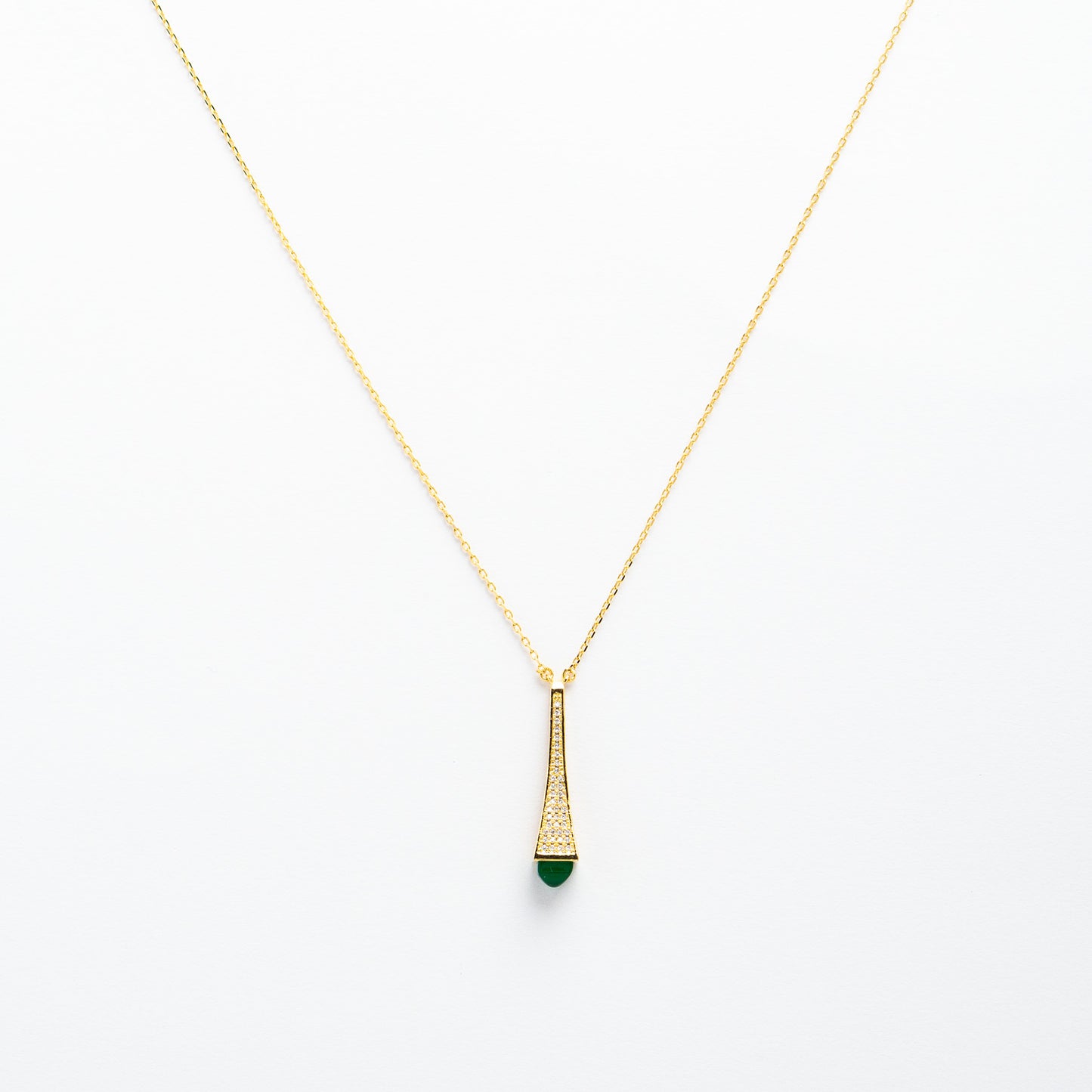 3 pcs High End Cubic Zircon Waterdrop Jewelry Set