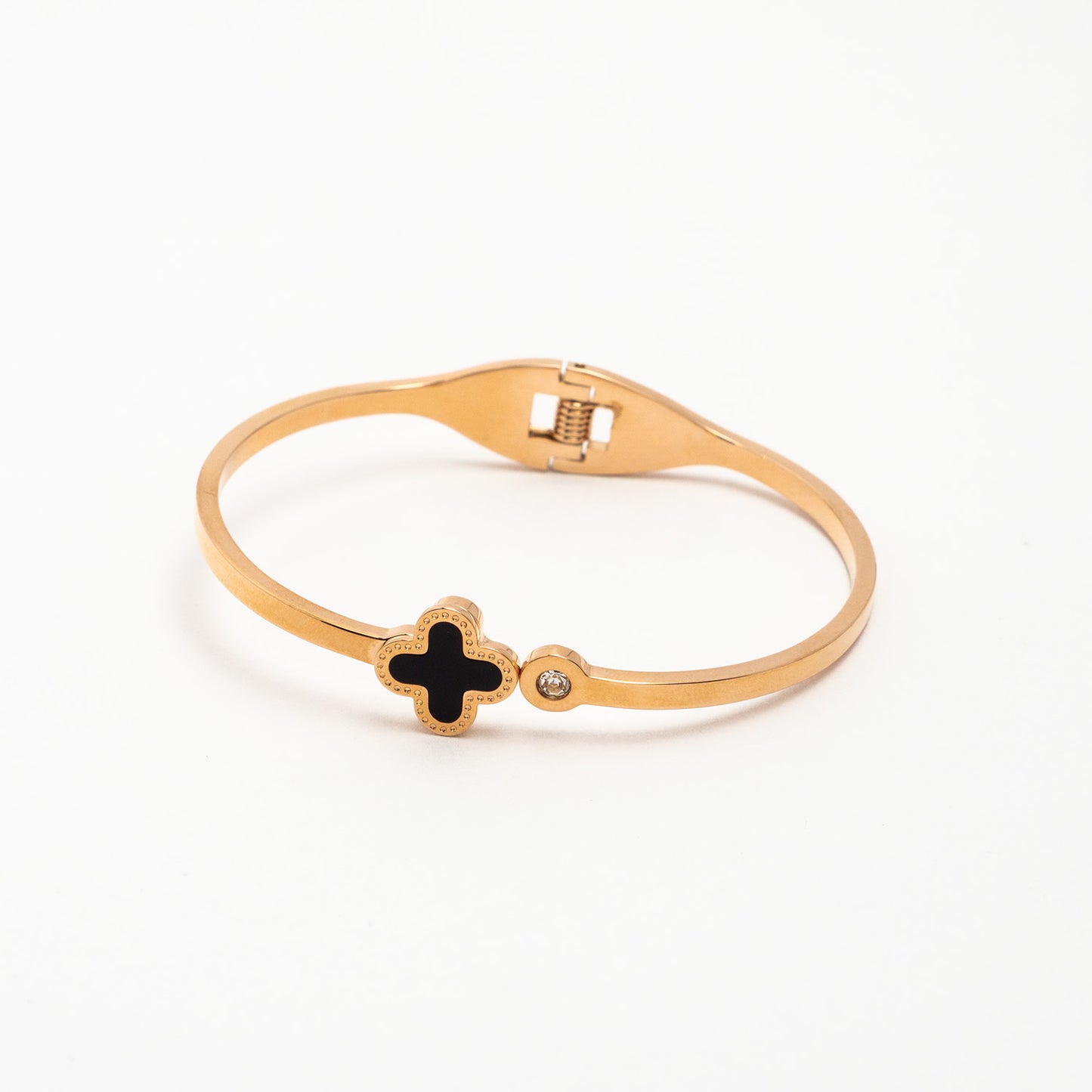 Black Clover Leaf Bangle