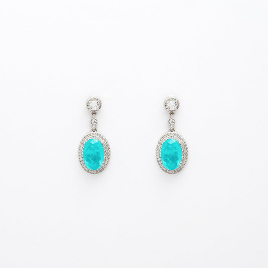 Blue Turquoise Earring