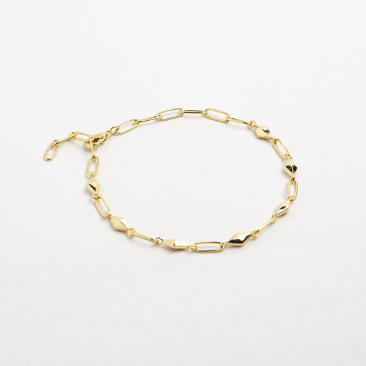 Geometric Minimalist Link Bracelet