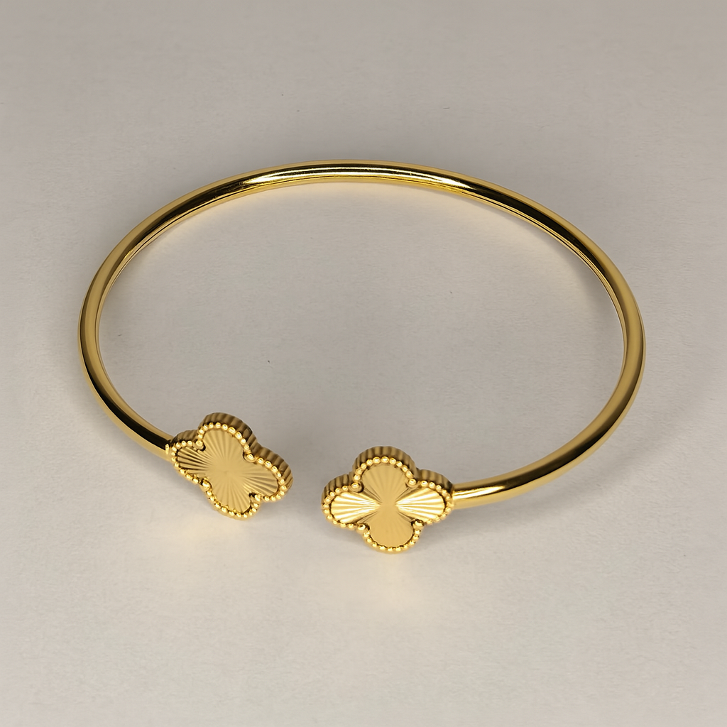 Clover Cuff Bangle