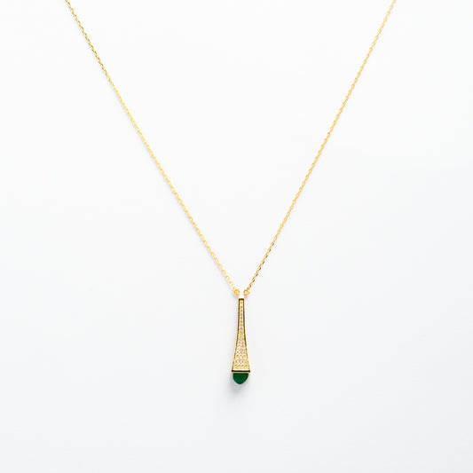 High End Cubic Zircon Waterdrop Necklace