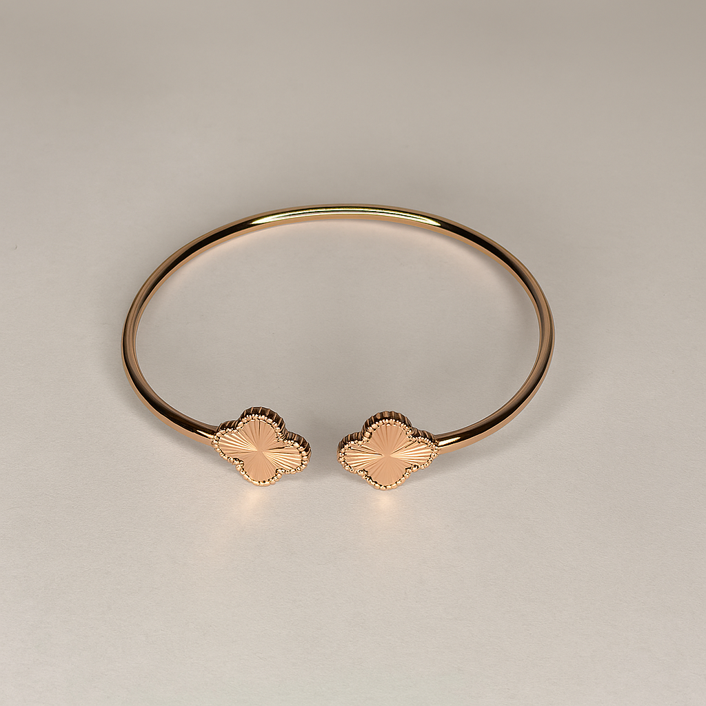 Clover Cuff Bangle