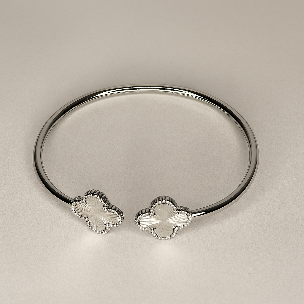 Clover Cuff Bangle