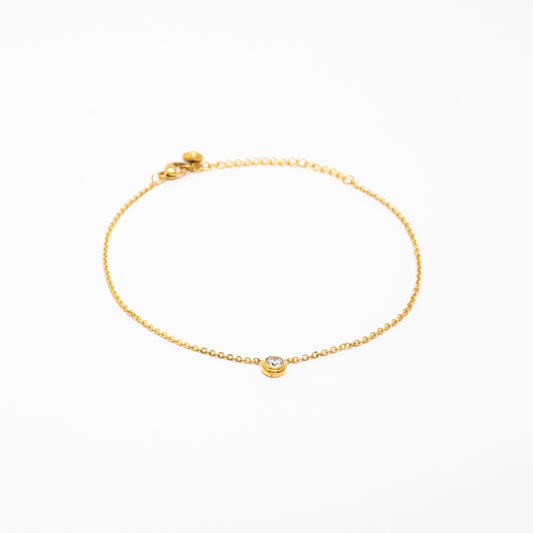 Single Gem Anklet