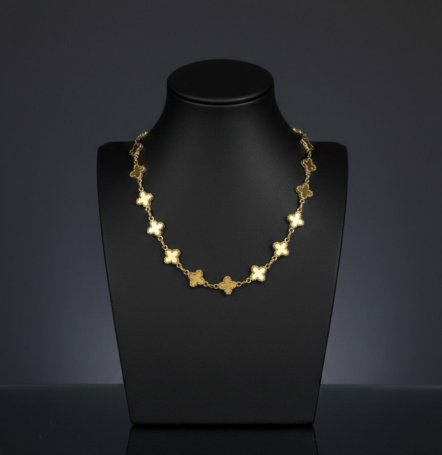 Stainless Steel Clover Minimalist Necklace