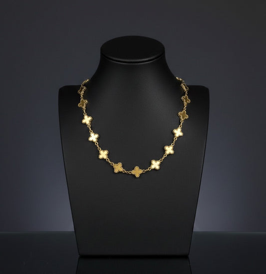 Stainless Steel Clover Minimalist Necklace