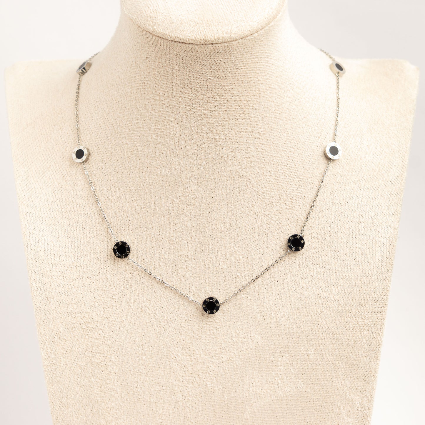 Titanium Pendant Necklace - Silver