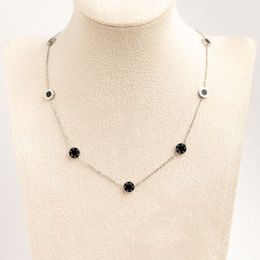 Titanium Pendant Necklace - Silver